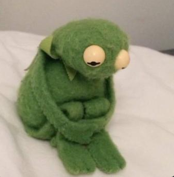 Kermit Sad Discord sticker