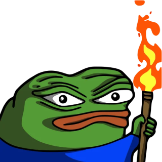 peepoRiot Discord sticker