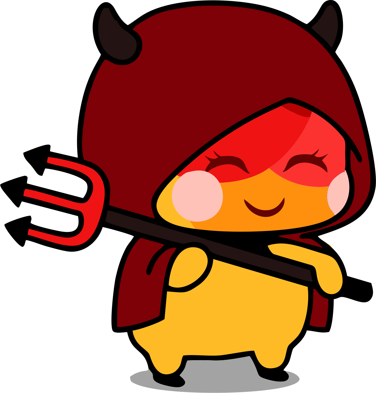 Nathy cortando cabezas Discord sticker