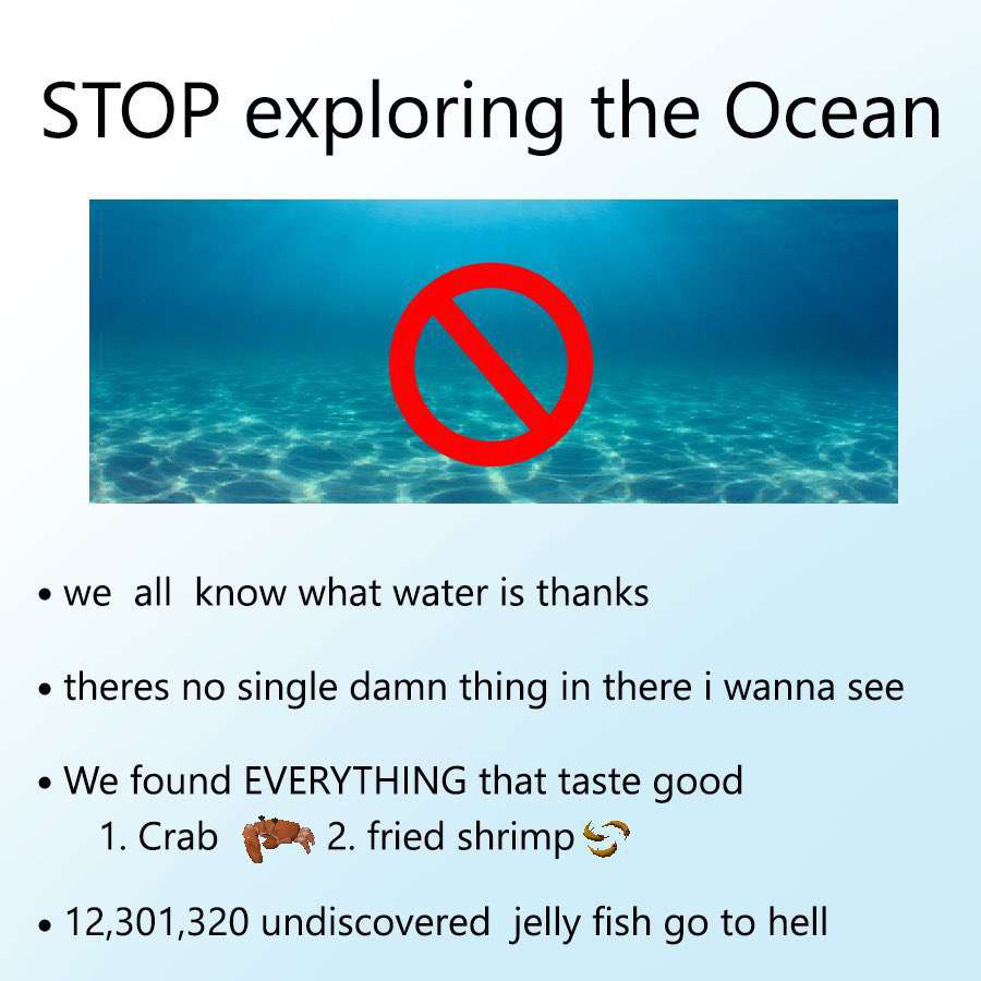 Stop Ocean Discord sticker