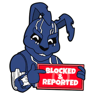 Blocked & Reported Discord sticker
