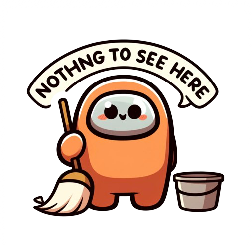 Nothing to see Discord sticker