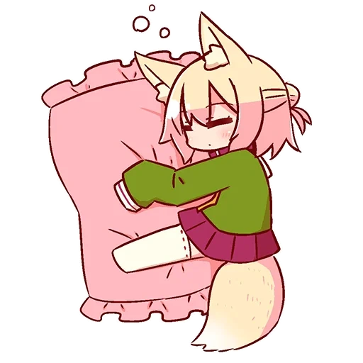 Shiggy Hug Pillow Discord sticker