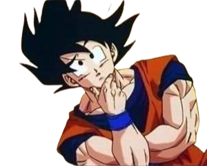 Goku thunking