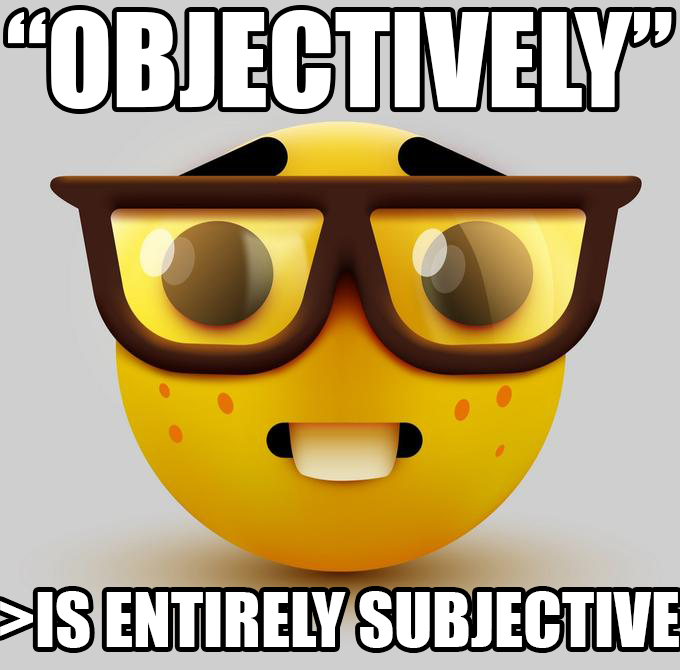 OBJECTIVELY Discord sticker