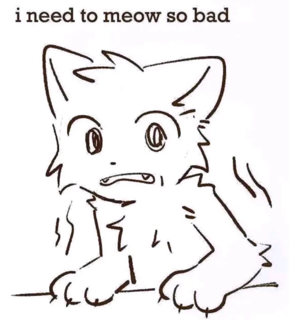 I Need To Meow!!! Discord sticker
