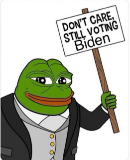 dont care still voting biden