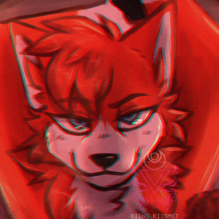 Crimmy smug /fluffy Discord sticker