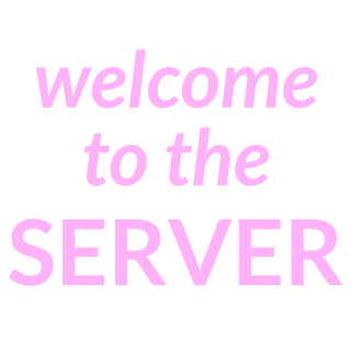 Welcome to the Server