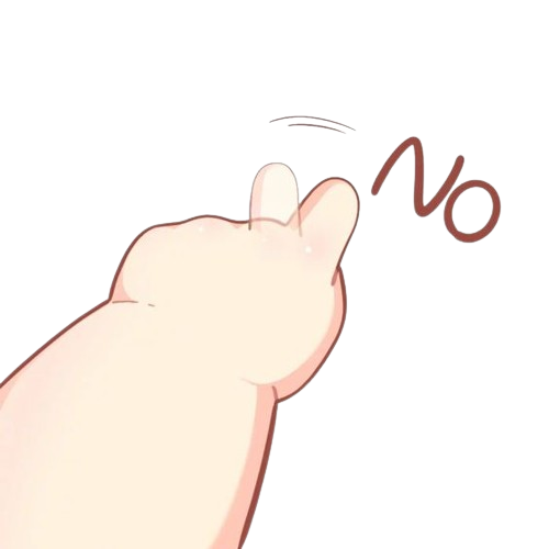 Chonky No Discord sticker