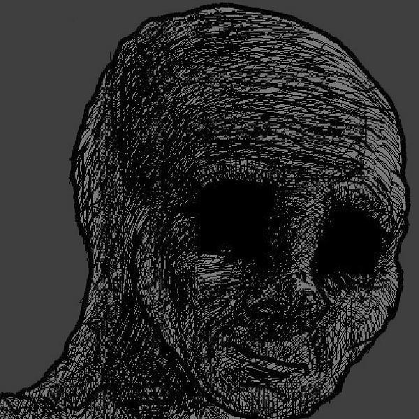 depressed wojak Discord sticker
