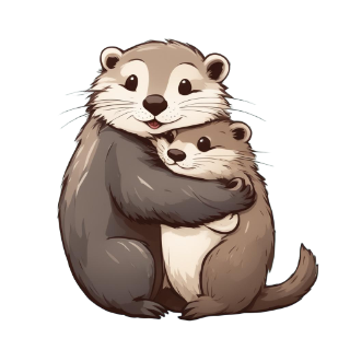 Possum and otter