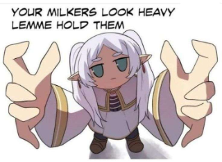 Frieren milkers Discord sticker