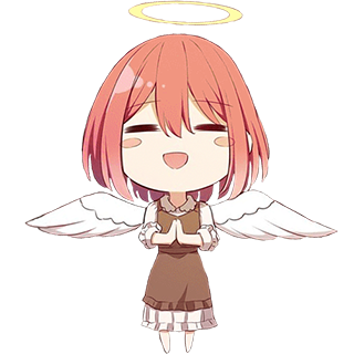 Elsa Chibi Angel Discord sticker