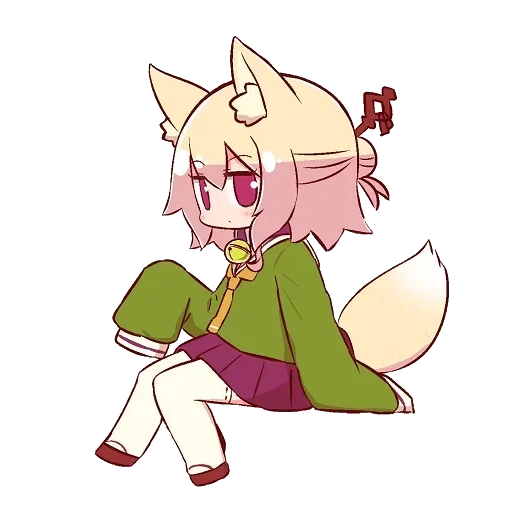 Kemo Cute Sit Discord sticker
