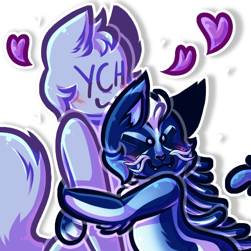 Lòuie Hug Discord sticker
