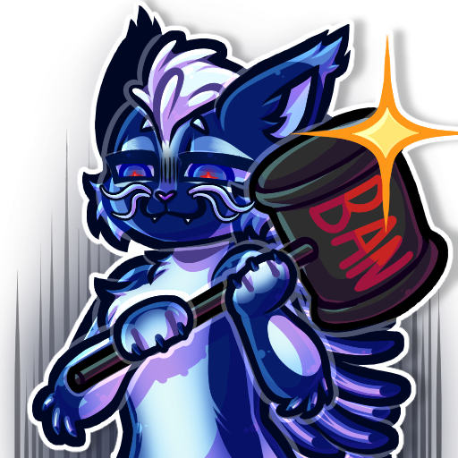 Lòuie Ban Discord sticker