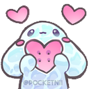 Water Bunny Heart Love