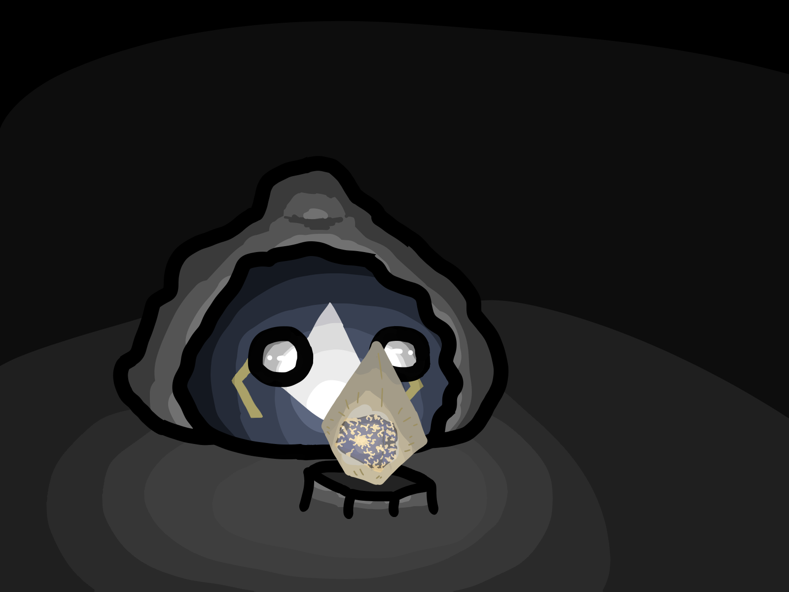 God fragment staring Discord sticker