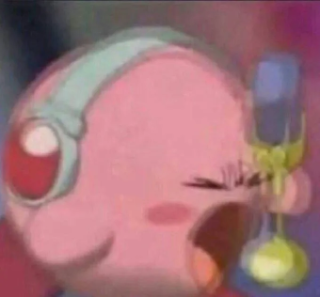 kirby scream Discord sticker