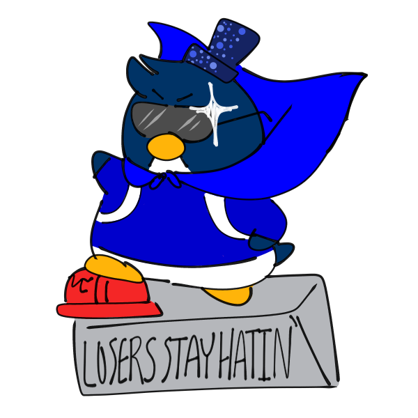 Losers Stay Hating Discord sticker