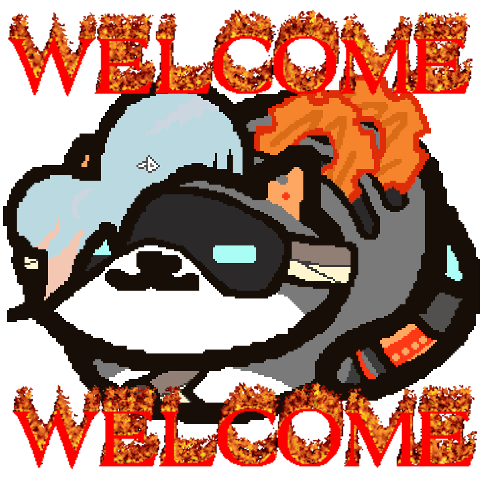 WELCOME Discord sticker