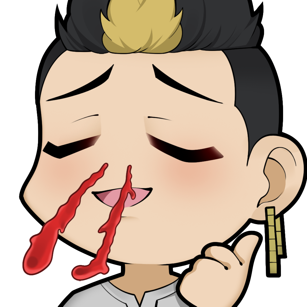Shuji Nosebleed Discord sticker