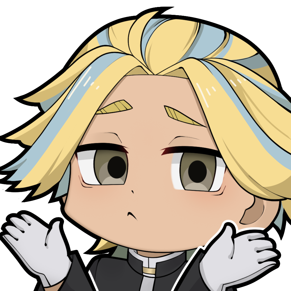 Rindou Shrug Discord sticker