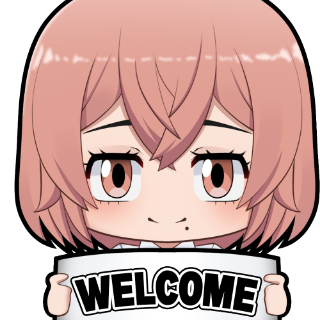 Hinata Welcome Discord sticker