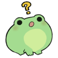 froggy confused Discord sticker