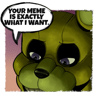 Your Meme Is What I Want Discord sticker