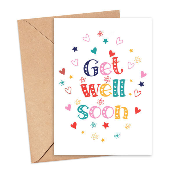Generic Get Well Soon Card Discord sticker