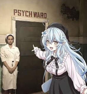 psych ward Discord sticker