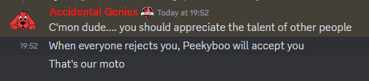 Accidental Accepts you Discord sticker