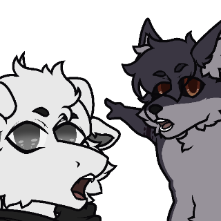 Point /fluffy Discord sticker