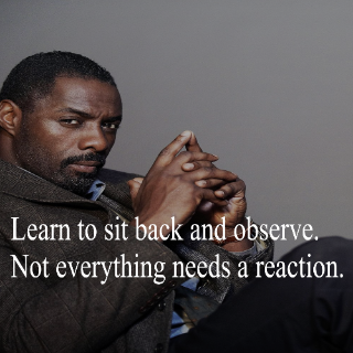 learn to sit back and observe Discord sticker
