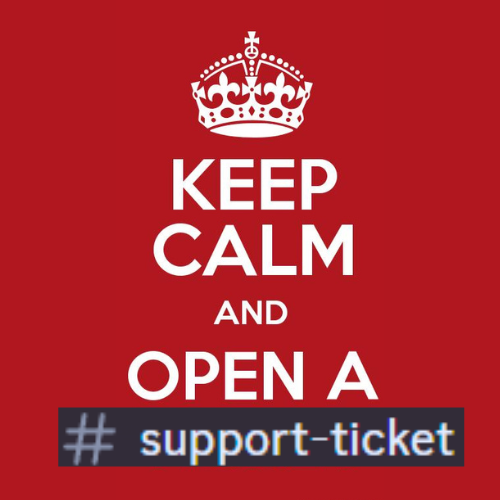 support ticket