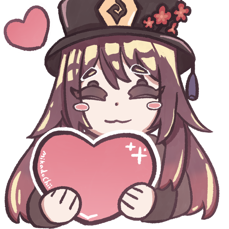 HuTao Heart (@mikadochii, f2u)