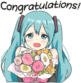 Miku Congrats