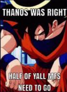 Goku dissapointed