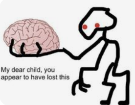 no brain Discord sticker