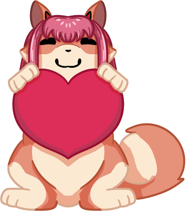 doggo love Discord sticker