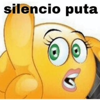 Silencio Puta Discord sticker