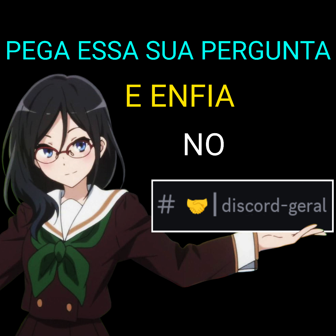 Pega essa sua pergunta... Discord sticker
