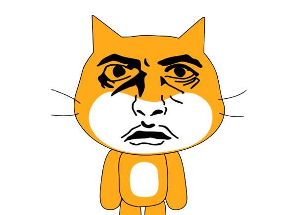 Bewildered Scratch Cat