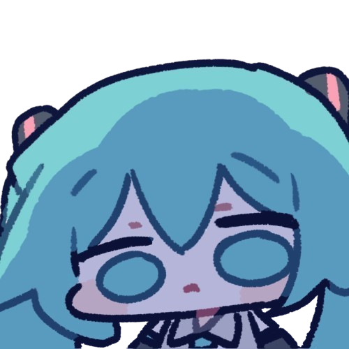 Disappointed Miku