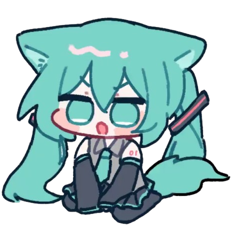 Sitting Miku