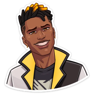 phoenix smile Discord sticker