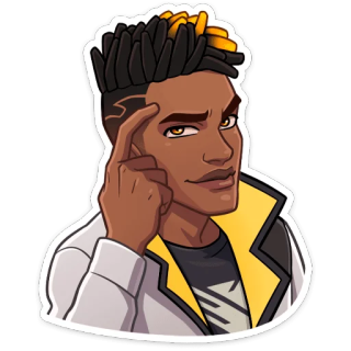 phoenix big brain Discord sticker