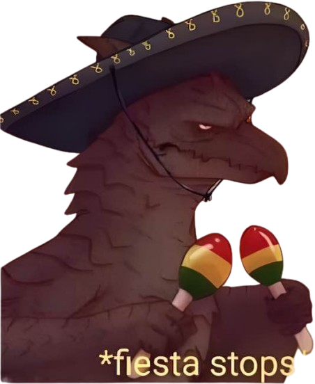 Party is Over /fluffy Discord sticker